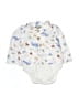 Bout'chou Print White Long Sleeve Onesie 3-6 MO / 6 MO - photo 1