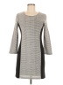 Mystree Chevron-herringbone Gray Casual Dress Size M - photo 1