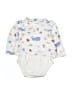 Bout'chou Print White Long Sleeve Onesie 3-6 MO / 6 MO - photo 2