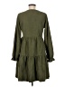Unbranded Solid Green Casual Dress Size M - photo 2