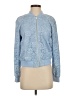 Forever 21 100% Nylon Paisley Blue Jacket Size S - photo 1