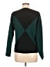 Bella James 100% Polyester Color Block Green Pullover Sweater Size M - photo 2
