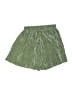 Unbranded 100% Polyester Metallic Green Shorts Size S - photo 2