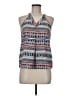 Monteau 100% Polyester Blue Sleeveless Blouse Size M - photo 1