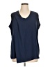 Alex Marie 100% Polyester Blue Sleeveless Blouse Size XL - photo 1