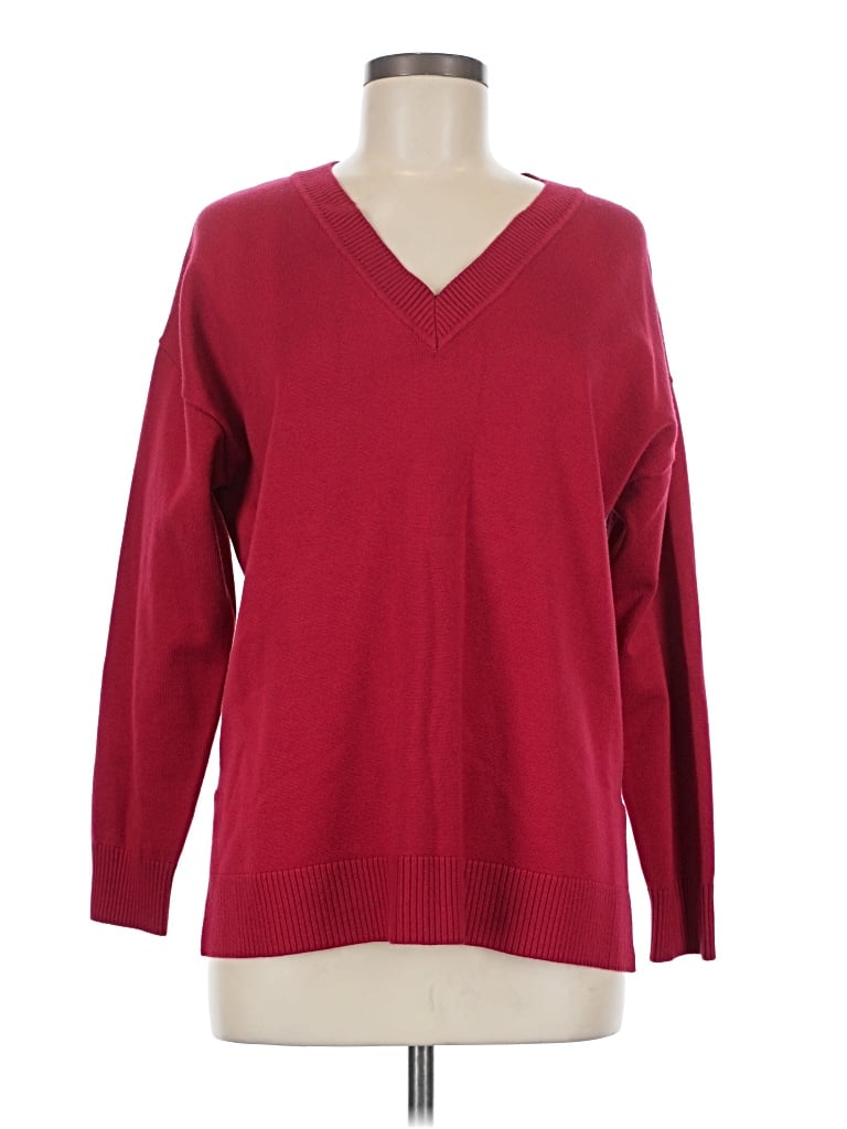 Assorted Brands Pullover Sweater In Red