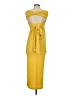 Shein Yellow Cocktail Dress Size 4 - photo 2
