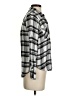 Lucky Brand Plaid Silver Long Sleeve Blouse Size XS - photo 4
