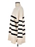 Blu Pepper Stripes Ivory Turtleneck Sweater Size M - photo 5