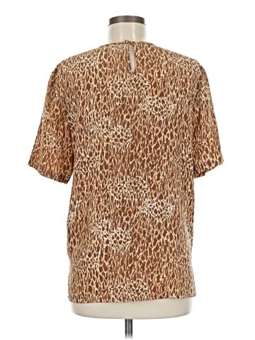 Nora Noh Short Sleeve Silk Top (view 2)