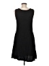VIISHOW Solid Black Casual Dress Size M - photo 2