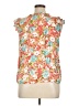 Adora 100% Polyester Orange Sleeveless Blouse Size 1X - photo 2