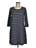 Nine Britton Stripes Blue Casual Dress Size M - photo 1