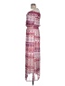 L8ter 100% Polyester Print Pink Casual Dress Size L - photo 5