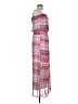 L8ter 100% Polyester Print Pink Casual Dress Size L - photo 4
