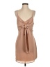 Naked Zebra Solid Tan Cocktail Dress Size S - photo 1