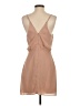 Naked Zebra Solid Tan Cocktail Dress Size S - photo 2