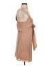 Naked Zebra Solid Tan Cocktail Dress Size S - photo 4