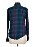 Mudd Plaid Teal Long Sleeve Button-Down Shirt Size L - photo 2