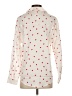 Aeropostale Hearts Ivory Long Sleeve Blouse Size XXS - photo 2