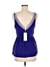 Tibi 100% Silk Purple Sleeveless Silk Top Size 8 - photo 2
