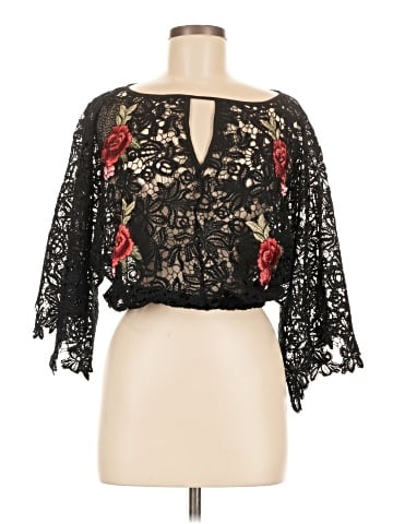 Romeo & Juliet Couture 3/4 Sleeve Blouse (view 1)