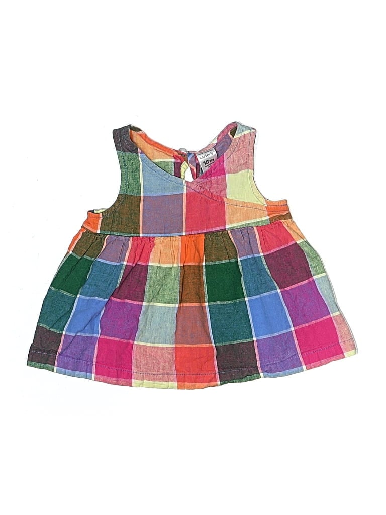 Pre-owned Carter's Kids' Dress In Purple