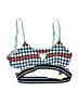 Splendid Checkered-gingham Blue Swimsuit Top Size S - photo 1