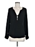 Express Black Long Sleeve Blouse Size M - photo 1