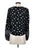 Hippie Rose 100% Recycled Polyester Black Long Sleeve Blouse Size XS - photo 2