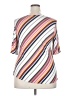 Apt. 9 Stripes Ivory Short Sleeve T-Shirt Size XXL - photo 2