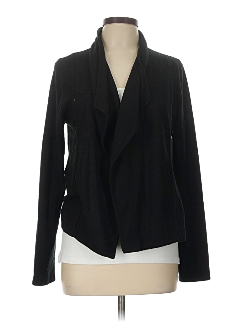 Pre-owned H By Bordeaux Cardigan Sweater In Black