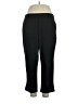 Lands' End 100% Polyester Solid Black Active Pants Size 18 - photo 1