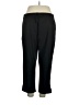 Lands' End 100% Polyester Solid Black Active Pants Size 18 - photo 2