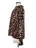 Chic Wish 100% Polyester Animal Print Brown Long Sleeve Blouse Size M (estimated) - photo 5