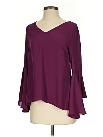 White House Black Market 3/4 Sleeve Blouse (view 1)