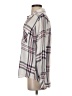 Rails 100% Rayon Plaid Ivory White Long Sleeve Button-Down Shirt Size S - photo 5
