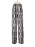 Kelly & Diane Stripes Silver Casual Pants Size 8 - photo 2
