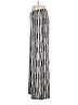 Kelly & Diane Stripes Silver Casual Pants Size 8 - photo 5