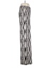 Kelly & Diane Stripes Silver Casual Pants Size 8 - photo 4