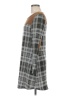 Assorted Brands Plaid Gray Casual Dress Size M - photo 5