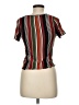 Caution to the Wind Stripes Brown Red Short Sleeve T-Shirt Size 5X - photo 2