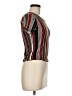 Caution to the Wind Stripes Brown Red Short Sleeve T-Shirt Size 5X - photo 4