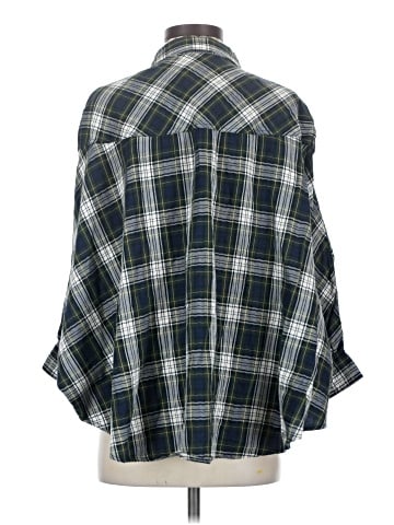 Woolrich 3/4 Sleeve Button-Down Shirt (view 2)