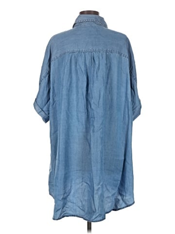 Cato 3/4 Sleeve Button-Down Shirt (view 2)