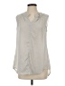 CAbi 100% Polyester Ivory Sleeveless Blouse Size S - photo 1