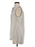 CAbi 100% Polyester Ivory Sleeveless Blouse Size S - photo 5