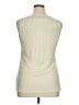 Dennis by Dennis Basso Ivory Sleeveless T-Shirt Size 14 - photo 2
