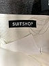 SUITSHOP 100% Polyester White Casual Pants Size 4 - photo 6