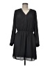 DR2 100% Polyester Solid Black Casual Dress Size M - photo 1
